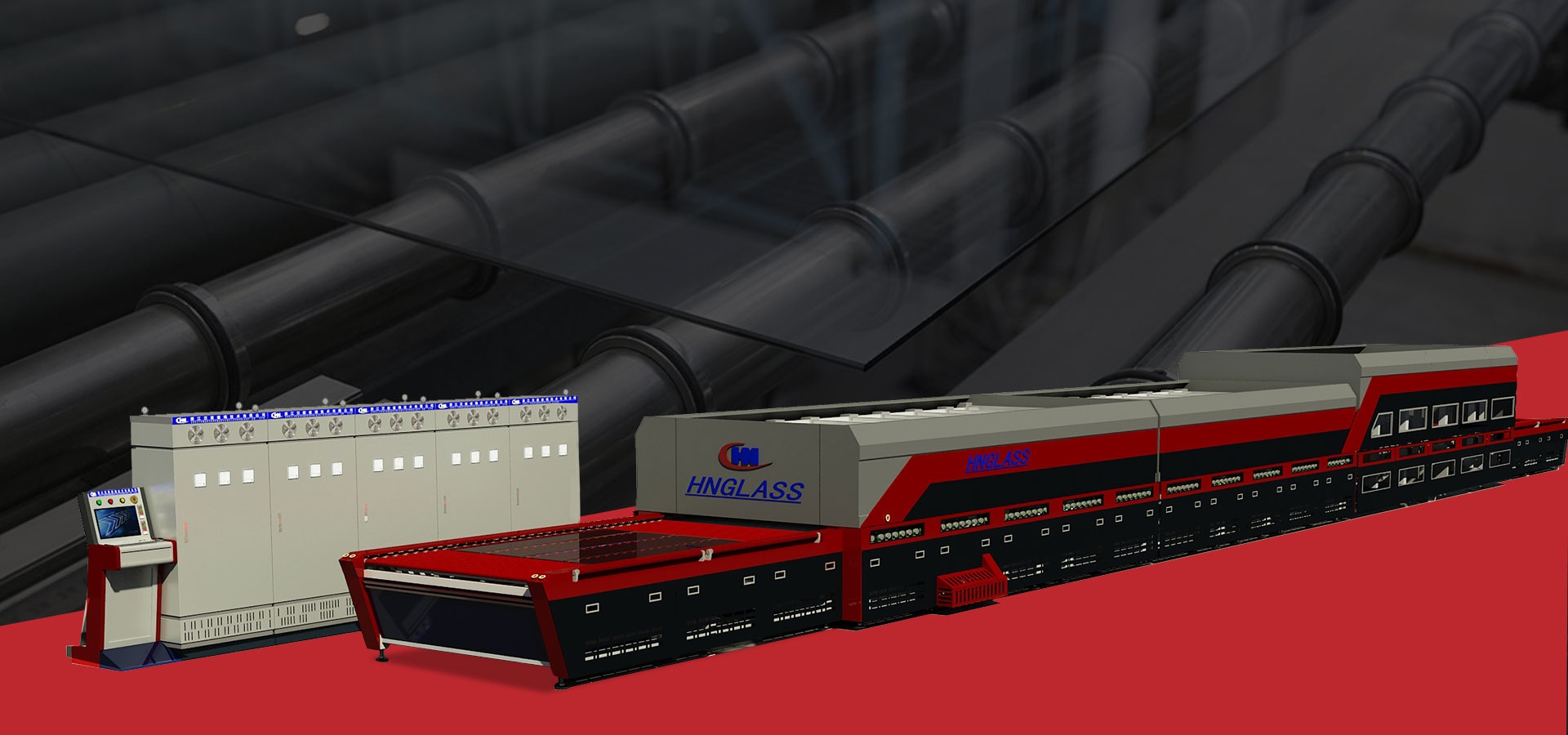 Double Heating Chamber Glass Tempering Furnace